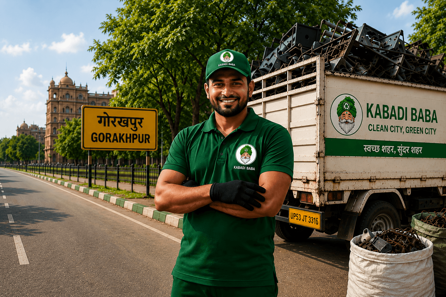 Kabadi Baba scrap dealer and free scrap pickup service in Gorakhpur