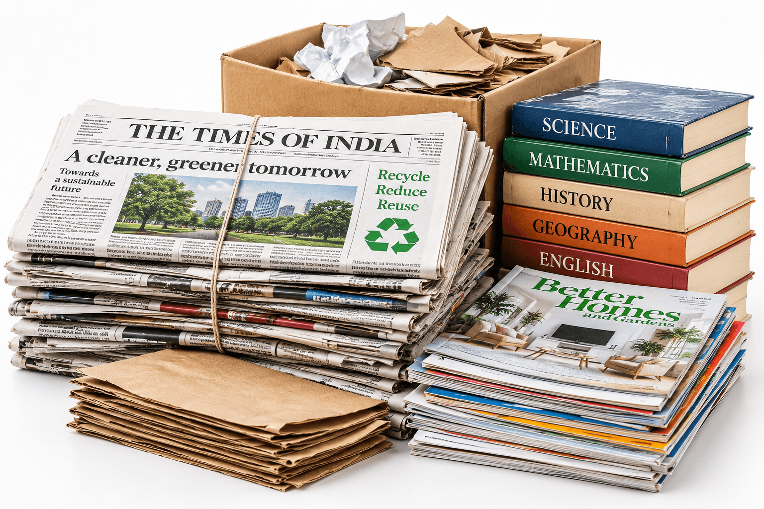 Paper scrap pickup in Gorakhpur - Kabadi Baba